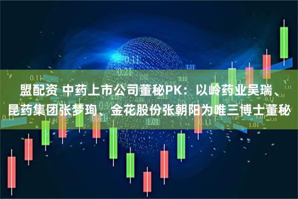 盟配资 中药上市公司董秘PK：以岭药业吴瑞、昆药集团张梦珣、金花股份张朝阳为唯三博士董秘