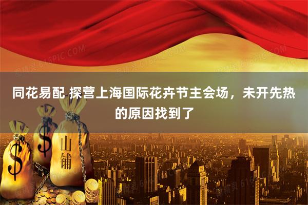 同花易配 探营上海国际花卉节主会场，未开先热的原因找到了