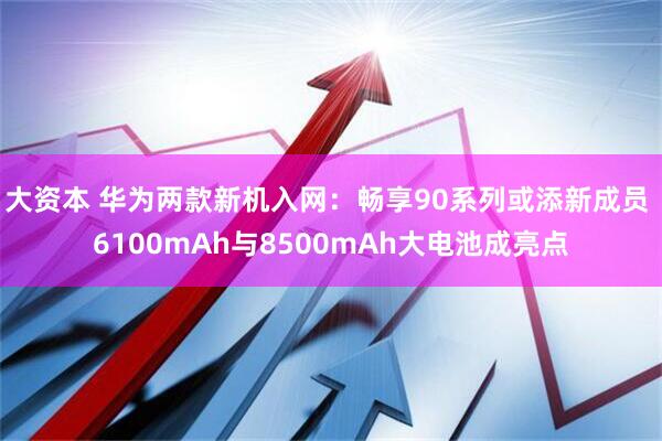 大资本 华为两款新机入网：畅享90系列或添新成员 6100mAh与8500mAh大电池成亮点